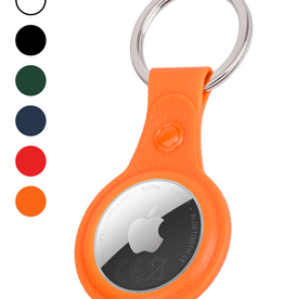 Nomfy Nomfy AirTag 2 Hoesje Leer - Oranje