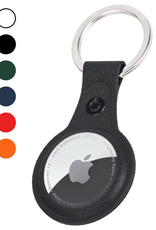 Nomfy Nomfy AirTag 2 Hoesje Leer - Zwart