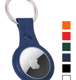 NoXx NoXx AirTag 2 Hoesje Leer - Donkerblauw