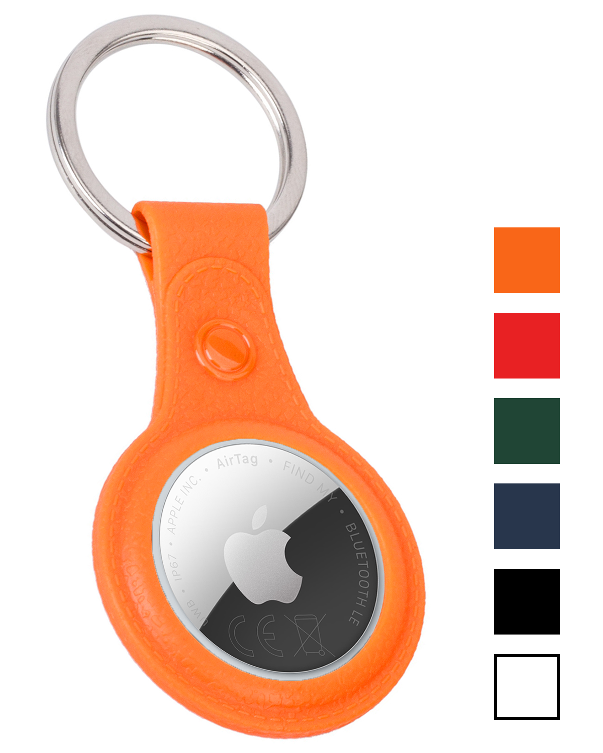 NoXx NoXx AirTag 2 Hoesje Leer - Oranje