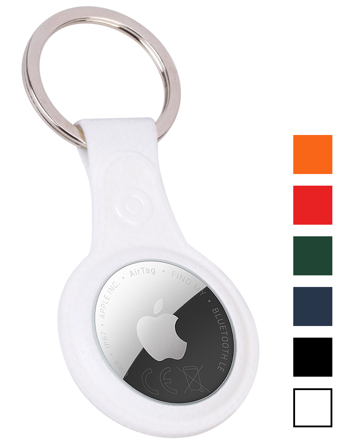 NoXx NoXx AirTag 2 Hoesje Leer - Wit