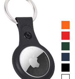 NoXx NoXx AirTag 2 Hoesje Leer - Zwart