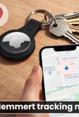 NoXx NoXx AirTag 2 Hoesje Leer - Zwart