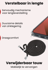 NoXx NoXx Google Pixel 10a Hoesje Transparant Shockproof Met Zwart Koord