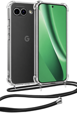 BASEY. BASEY. Google Pixel 10a Hoesje Transparant Shockproof Met Zwart Koord