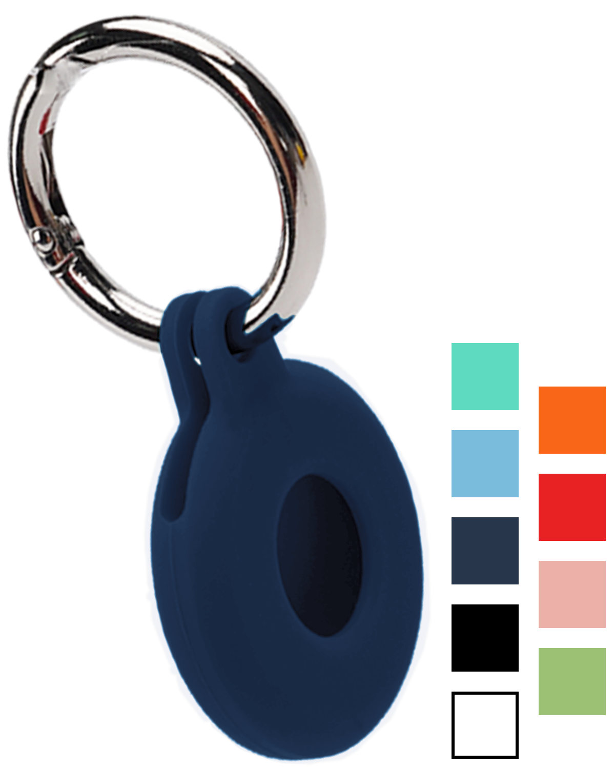 NoXx NoXx AirTag 2 Hoesje Siliconen - Donkerblauw