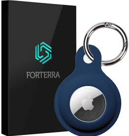 Forterra Forterra AirTag 2 Hoesje Siliconen - Donkerblauw