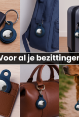 Forterra Forterra AirTag 2 Hoesje Siliconen - Donkerblauw