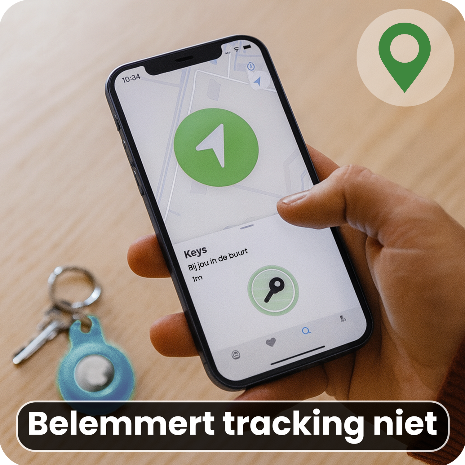 BASEY. BASEY. AirTag 2 Hoesje Siliconen - Lichtblauw