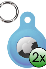 BASEY. BASEY. AirTag 2 Hoesje Siliconen - Lichtblauw - 2 PACK