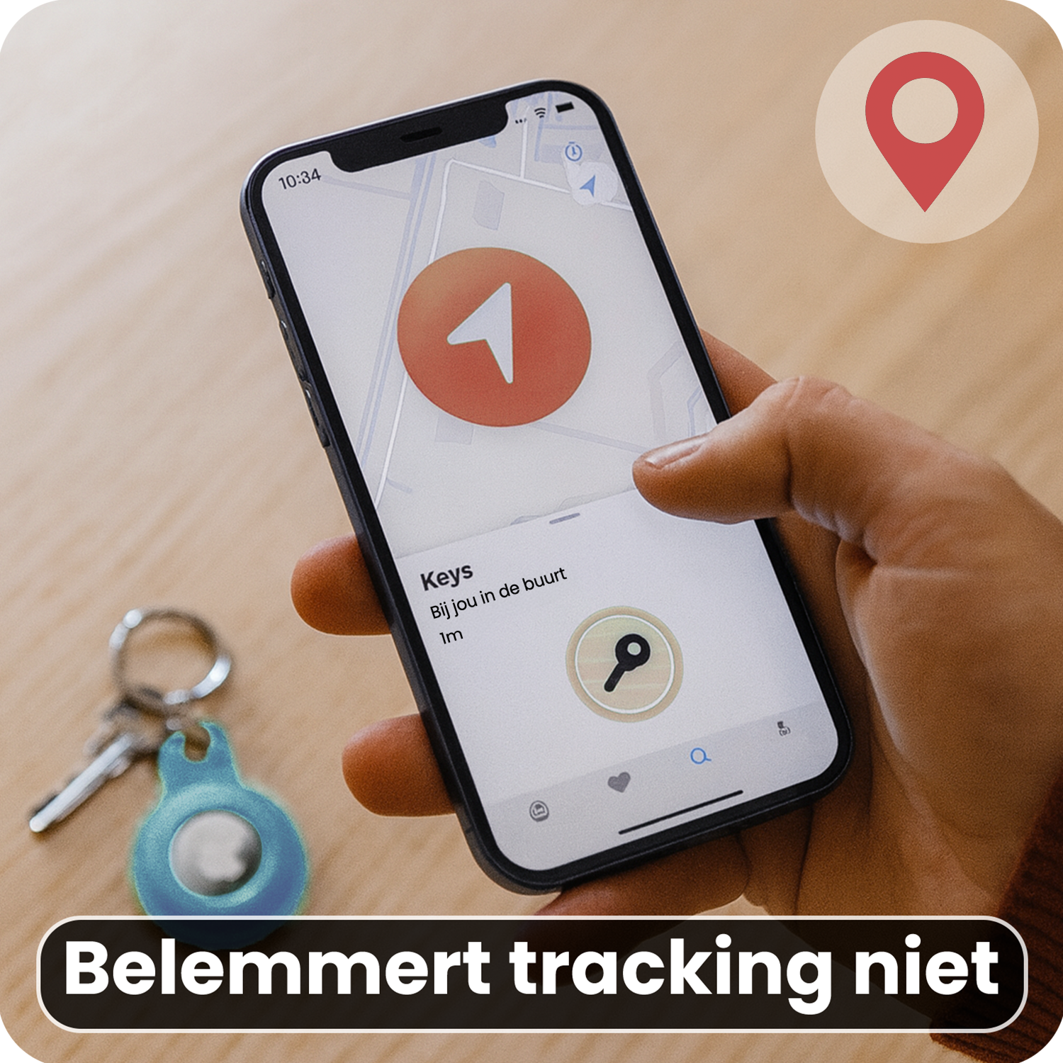 NoXx NoXx AirTag 2 Hoesje Siliconen - Lichtblauw