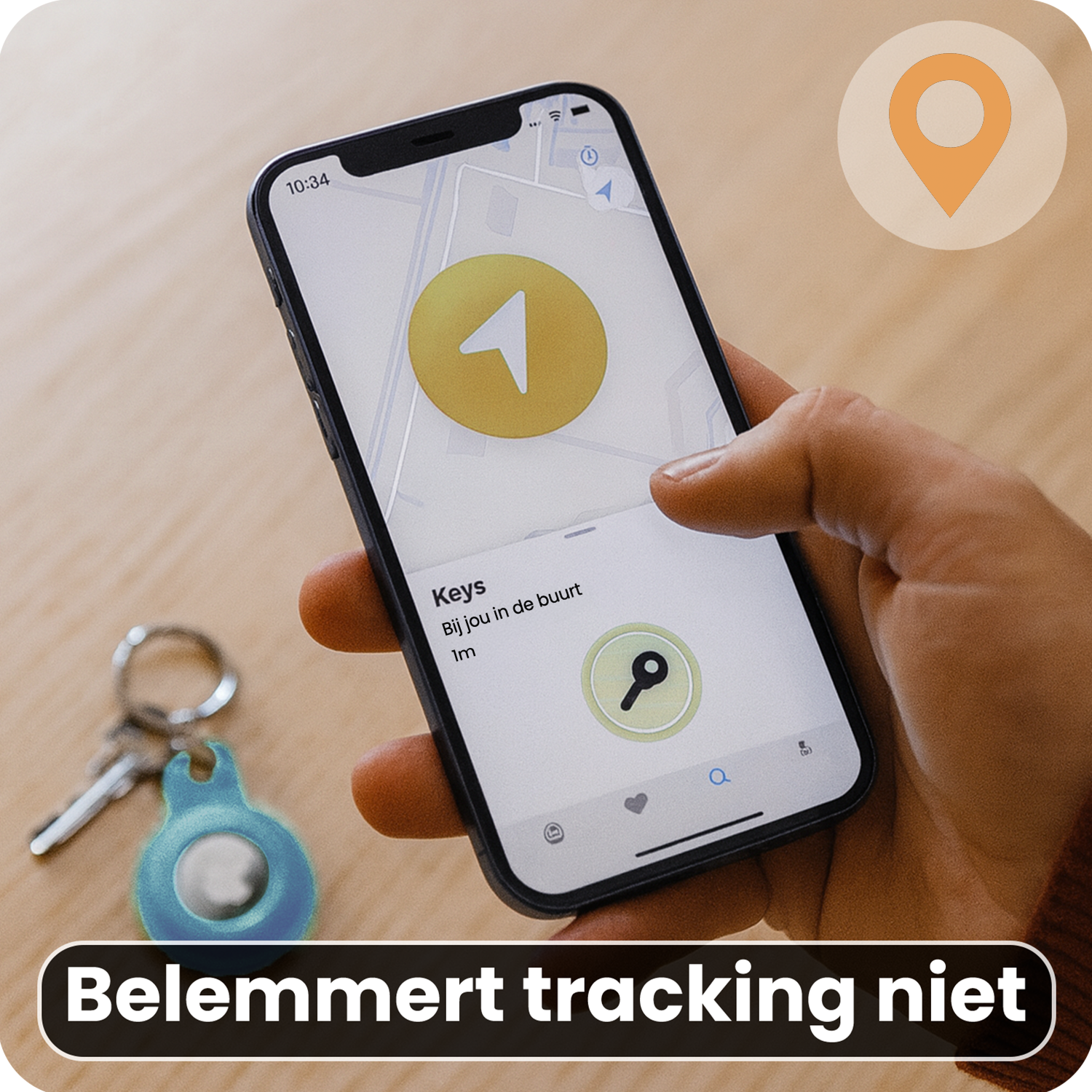 Nomfy Nomfy AirTag 2 Hoesje Siliconen - Lichtblauw - 4 PACK