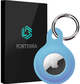 Forterra Forterra AirTag 2 Hoesje Siliconen - Lichtblauw
