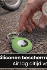 BASEY. BASEY. AirTag 2 Hoesje Siliconen - Lichtgroen