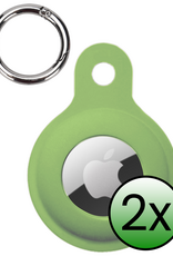 BASEY. BASEY. AirTag 2 Hoesje Siliconen - Lichtgroen - 2 PACK