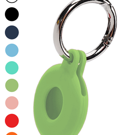 Nomfy Nomfy AirTag 2 Hoesje Siliconen - Lichtgroen