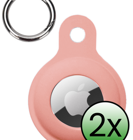 BASEY. BASEY. AirTag 2 Hoesje Siliconen - Lichtroze - 2 PACK