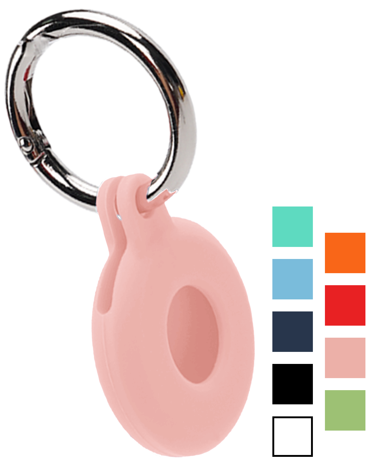 NoXx NoXx AirTag 2 Hoesje Siliconen - Lichtroze