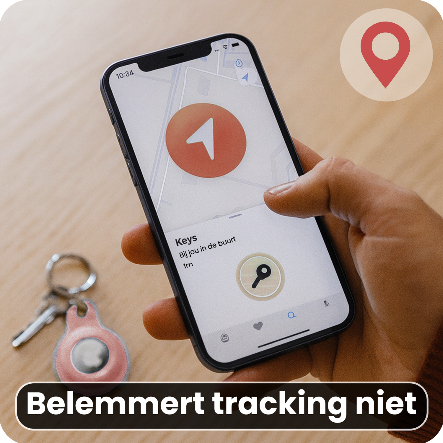 NoXx NoXx AirTag 2 Hoesje Siliconen - Lichtroze - 4 PACK