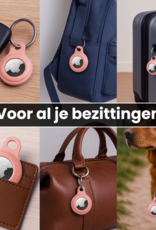 Nomfy Nomfy AirTag 2 Hoesje Siliconen - Lichtroze