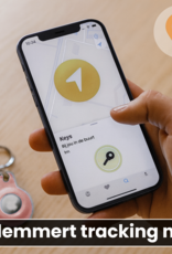 Nomfy Nomfy AirTag 2 Hoesje Siliconen - Lichtroze - 2 PACK