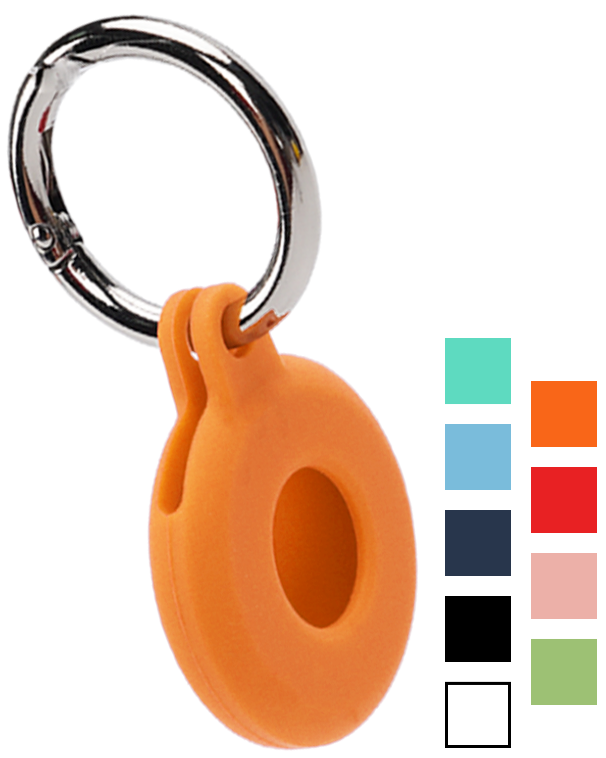 NoXx NoXx AirTag 2 Hoesje Siliconen - Oranje