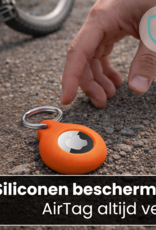 Forterra Forterra AirTag 2 Hoesje Siliconen - Oranje - 2 PACK