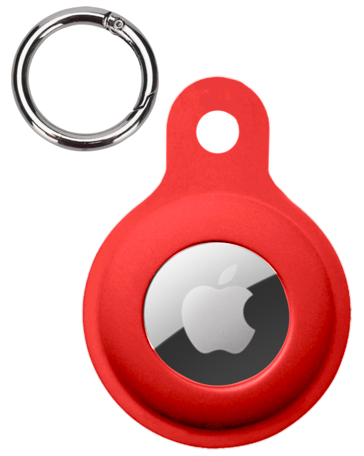 BASEY. BASEY. AirTag 2 Hoesje Siliconen - Rood