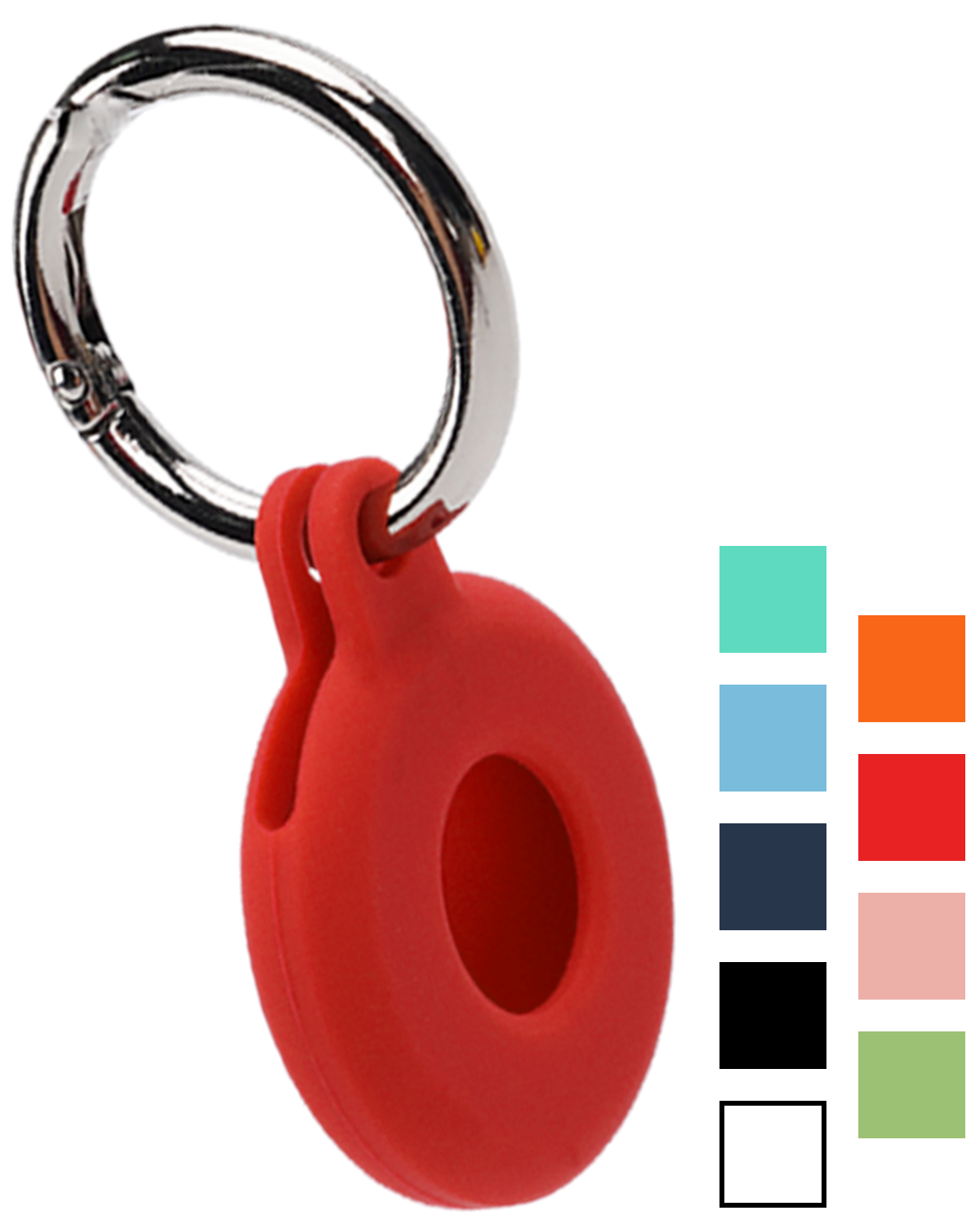 NoXx NoXx AirTag 2 Hoesje Siliconen - Rood