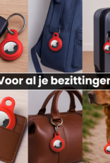 NoXx NoXx AirTag 2 Hoesje Siliconen - Rood