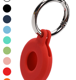 Nomfy Nomfy AirTag 2 Hoesje Siliconen - Rood