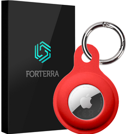 Forterra Forterra AirTag 2 Hoesje Siliconen - Rood