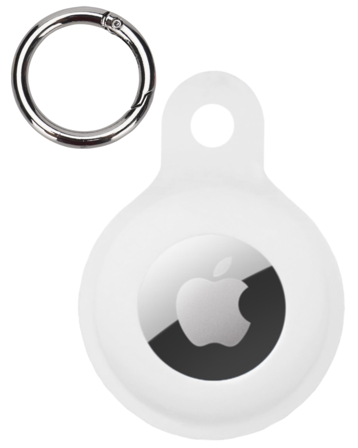 BASEY. BASEY. AirTag 2 Hoesje Siliconen - Wit