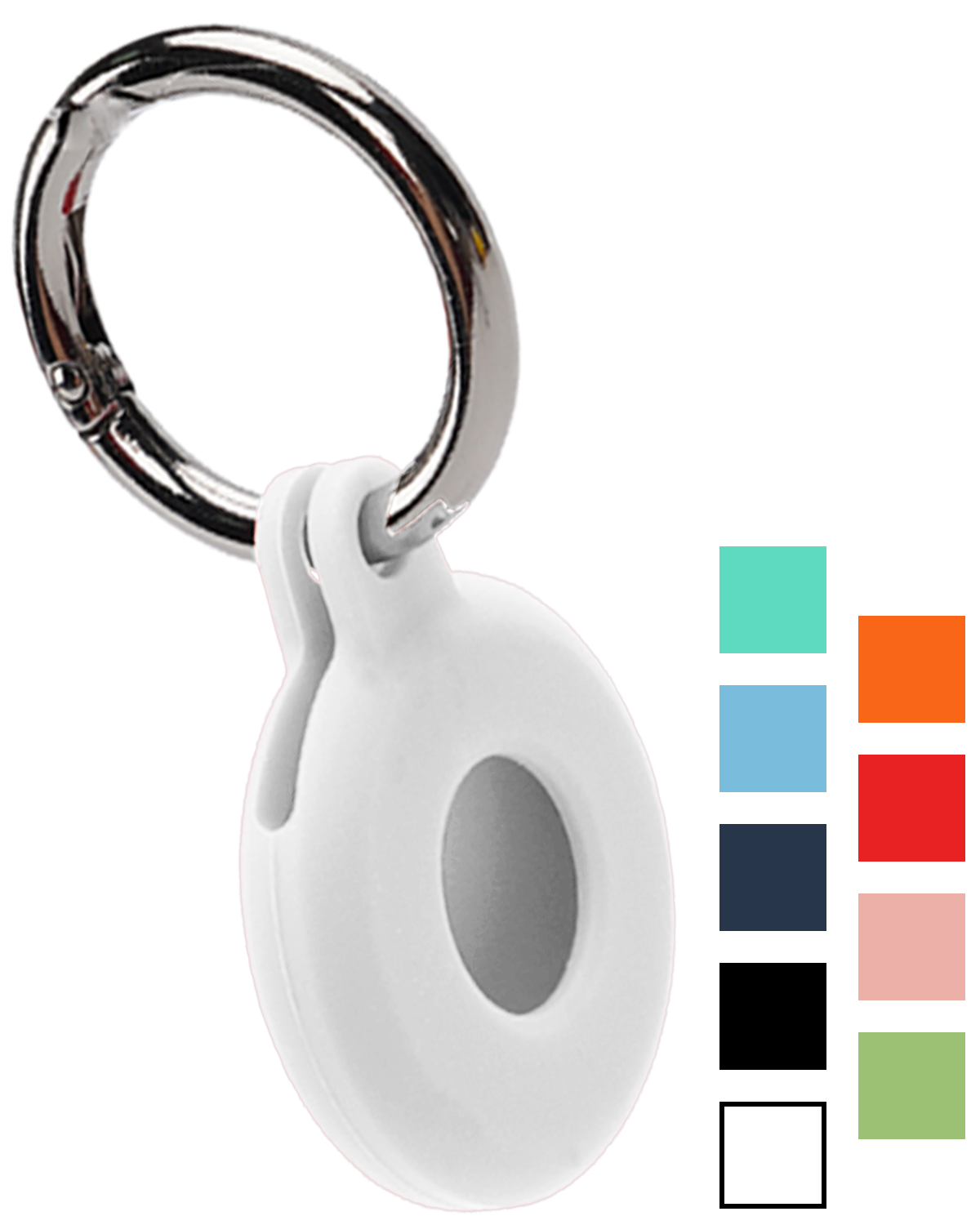 NoXx NoXx AirTag 2 Hoesje Siliconen - Wit