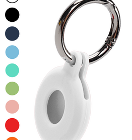 Nomfy Nomfy AirTag 2 Hoesje Siliconen - Wit