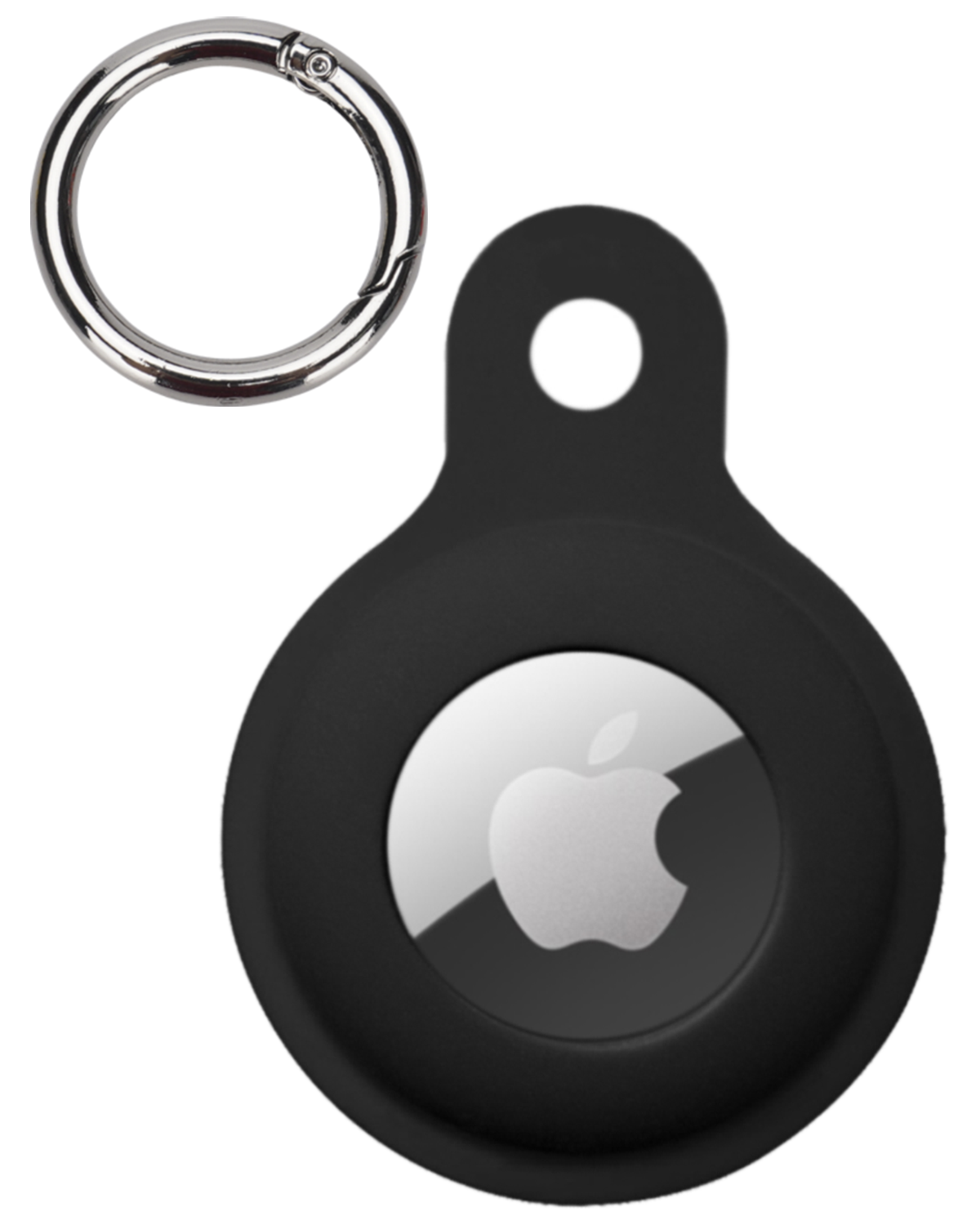 BASEY. BASEY. AirTag 2 Hoesje Siliconen - Zwart