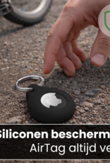 BASEY. BASEY. AirTag 2 Hoesje Siliconen - Zwart