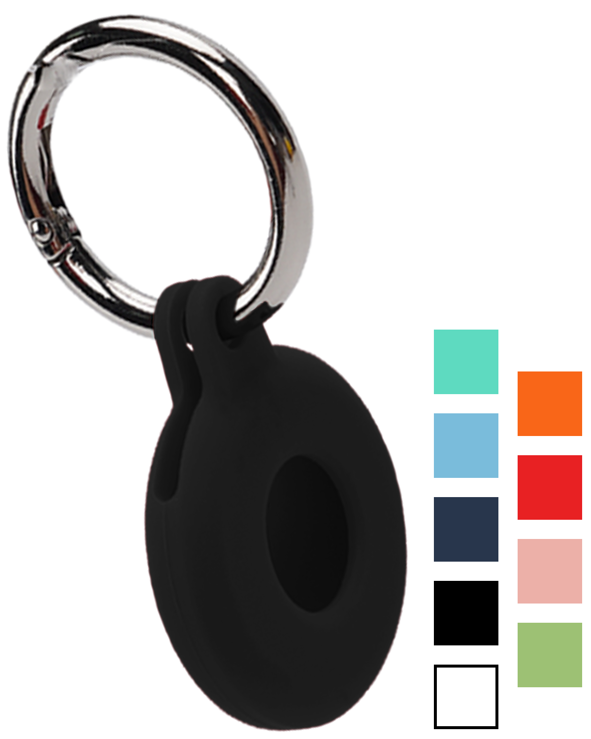 NoXx NoXx AirTag 2 Hoesje Siliconen - Zwart