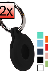 NoXx NoXx AirTag 2 Hoesje Siliconen - Zwart - 2 PACK