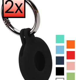 NoXx NoXx AirTag 2 Hoesje Siliconen - Zwart - 2 PACK