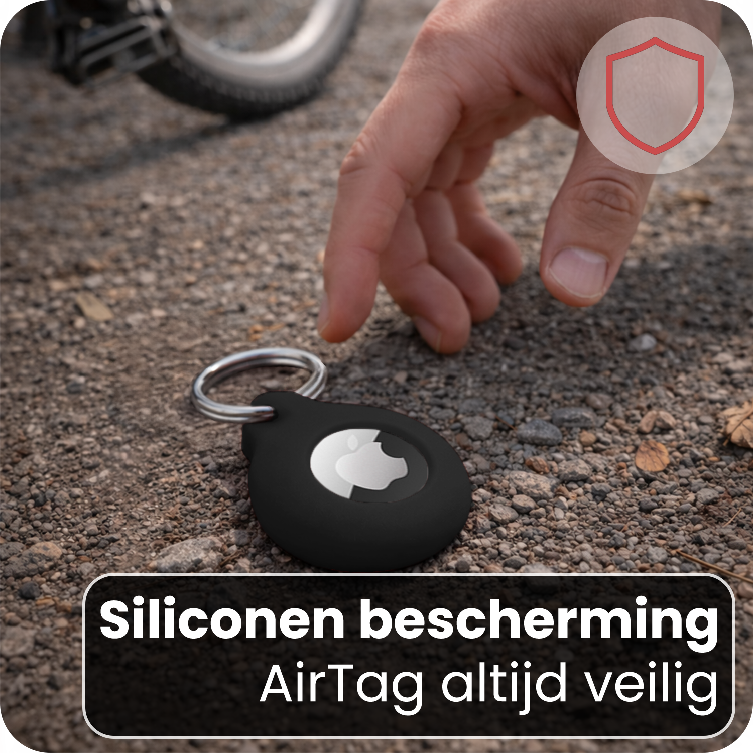 NoXx NoXx AirTag 2 Hoesje Siliconen - Zwart - 2 PACK