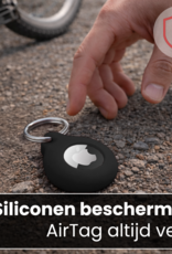 NoXx NoXx AirTag 2 Hoesje Siliconen - Zwart - 4 PACK