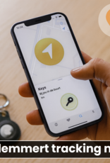 Nomfy Nomfy AirTag 2 Hoesje Siliconen - Zwart