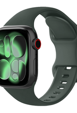 BASEY. BASEY. Apple Watch Bandje Siliconen Verstelbaar (42/44/45/46 mm) - Grijs