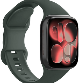 NoXx NoXx Apple Watch Bandje Siliconen Verstelbaar (42/44/45/46 mm) - Grijs