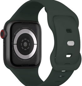 Nomfy Nomfy Apple Watch Bandje Siliconen Verstelbaar (42/44/45/46 mm) - Grijs