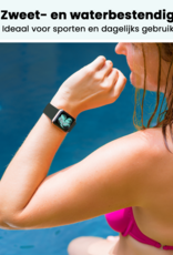 Forterra Forterra Apple Watch Bandje Siliconen Verstelbaar (42/44/45/46 mm) - Grijs