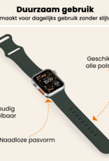 Nomfy Nomfy Apple Watch Bandje Siliconen Verstelbaar (49 mm) - Grijs