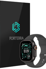 Forterra Forterra Apple Watch Bandje Siliconen Verstelbaar (49 mm) - Grijs