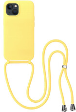 BASEY. BASEY. iPhone 13 Mini Hoesje Met Koord - Geel